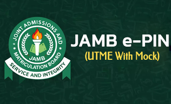 JAMB e-PIN (UTME With Mock)