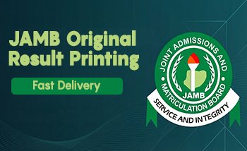 JAMB Original Result Printing